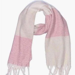Gentle Fawn Huntington scarf, in pink and white, NIP, NWT, OS